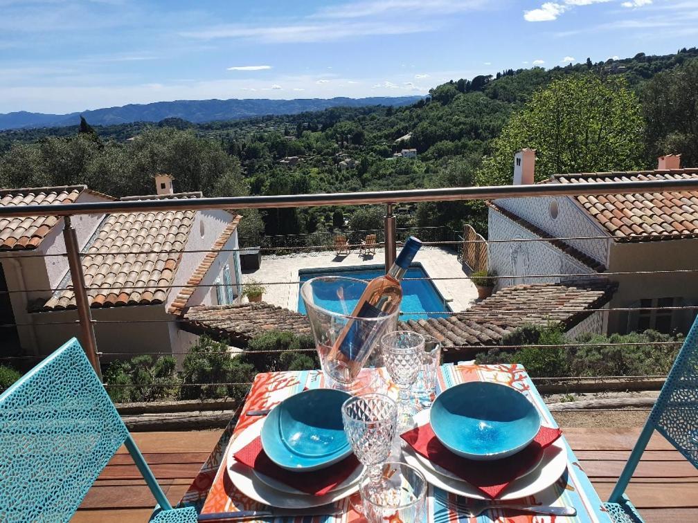 Apartment Picasso In Large Park With Heated Pool Chateauneuf-Grasse Екстериор снимка