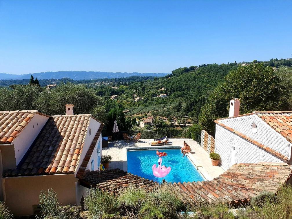 Apartment Picasso In Large Park With Heated Pool Chateauneuf-Grasse Екстериор снимка